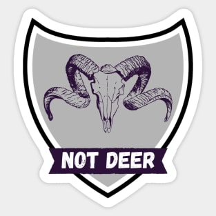 Not Deer - Horror - Creepypasta Sticker